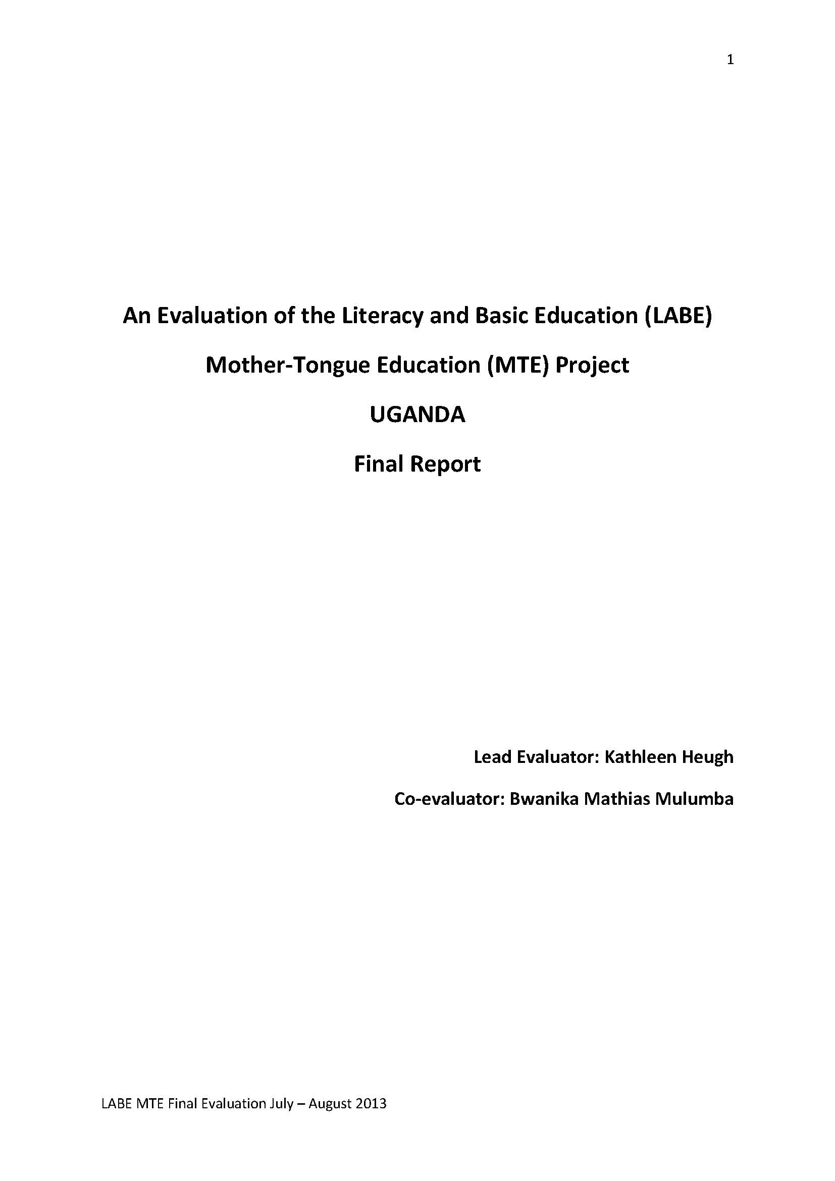2013-LABE-Mother-Tongue-Education-Report