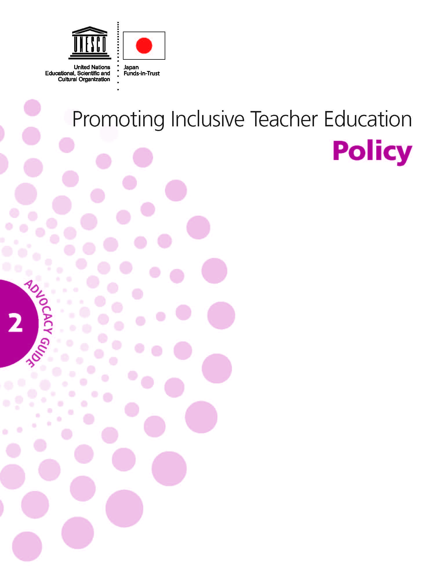 Promoting Inclusive Teacher Education Policy