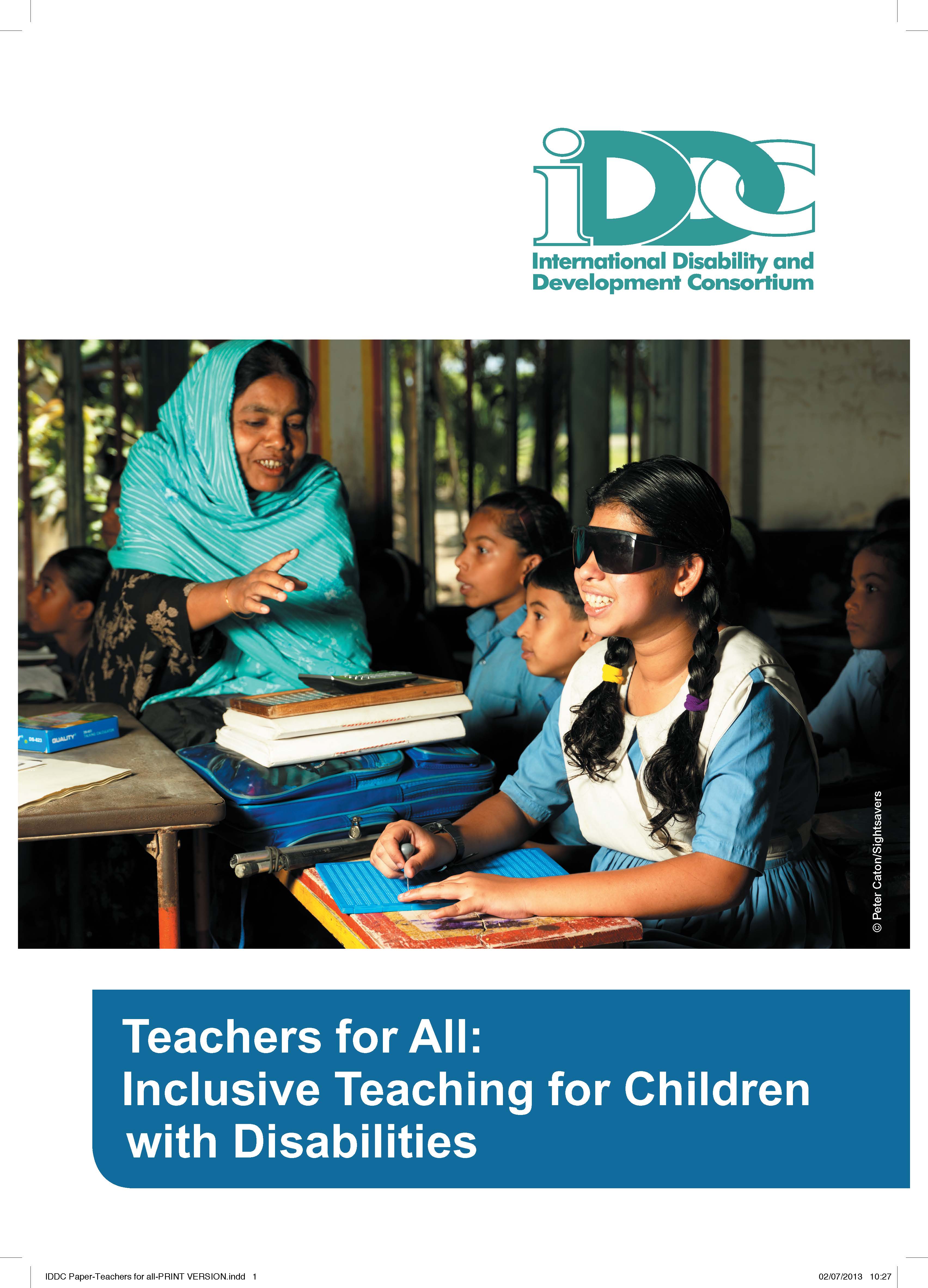 iddc_Teachers for All Inclusive Teaching for Children with Disabilities